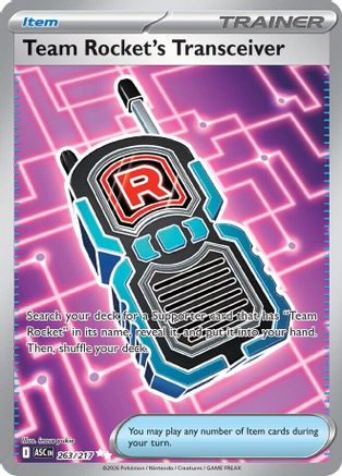 Transmetteur de la Team Rocket - 263/217 - Ultra Rare - Holographique