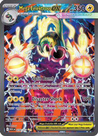 Mega Eelektross ex - 278/217  - Special Illustration Rare - Holofoil
