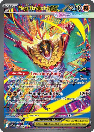 Méga Hawlucha ex - 283/217 - Rare Illustration Spéciale - Holofoil