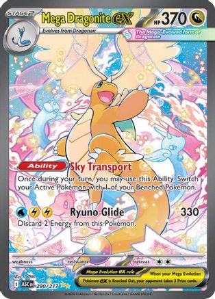 Mega Dragonite ex - 290/217  - Special Illustration Rare - Holofoil