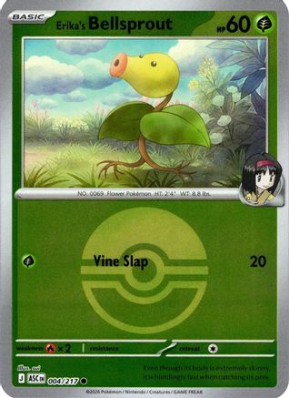 Chétiflor d'Erika (Poké Ball) - 004 - Courante - Holographique inversée