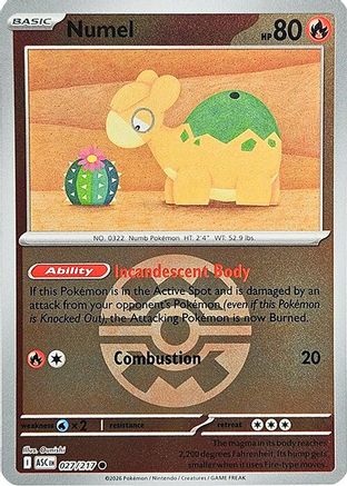 Numel - 027/217 (Quick Ball)  - Common - Reverse Holofoil