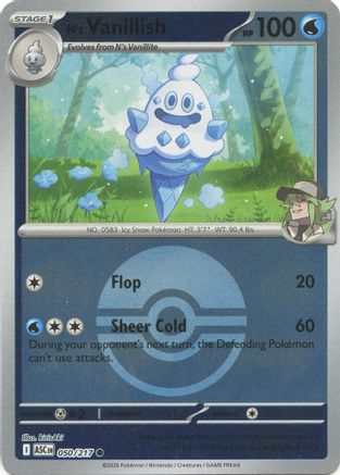 Vanillish de N (Poké Ball) - 050 - Commune - Holofoil inversé