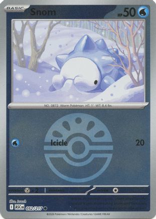 Snom (Friend Ball) - 052 - Common - Reverse Holofoil
