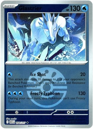 Glastrier (Friend Ball) - 054 - Uncommon - Reverse Holofoil
