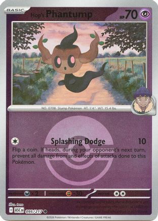 Hop's Phantump (Poke Ball) - 095 - Common - Reverse Holofoil