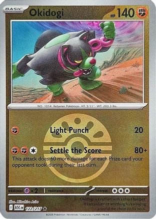 Okidogi (Copain Ball) - 122 - Rare - Holofoil inversé
