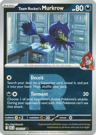 Cornebre du H.R. (Team Rocket) - 126 - Courante - Reverse Holofoil