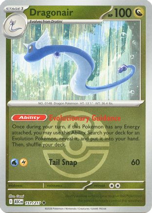 Dragonair (Love Ball) - 151 - Uncommon - Reverse Holofoil