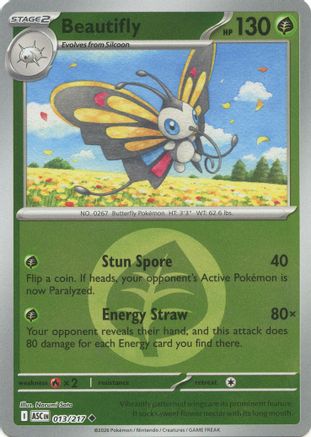 Charmillon - 013/217 (Motif Symbole Énergie) - Peu Commune - Holofoil Inversé