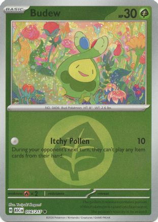 Budew - 016/217 (Energy Symbol Pattern)  - Common - Reverse Holofoil