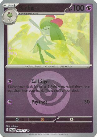 Kirlia (Symbole Énergie) - 088 - Courante - Reverse Holofoil
