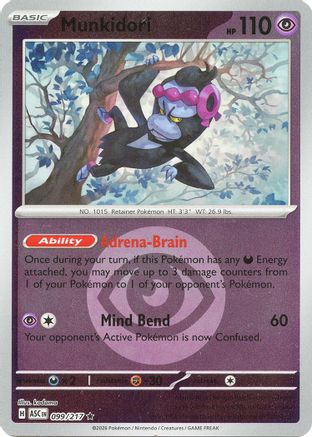 Munkidori (Symbole Énergie) - 099 - Rare - Holofoil Inversé