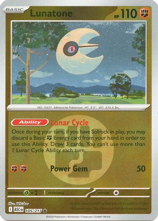 Séléroc (Symbole Énergie) - 105 - Rare - Inverse Holofoil
