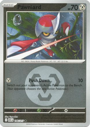 Pawniard (Energy Symbol Pattern) - 146 - Common - Reverse Holofoil