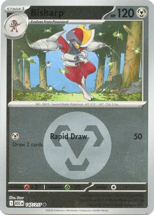 Bisharp (Energy Symbol Pattern) - 147 - Common - Reverse Holofoil