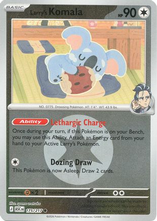 Larry's Komala (Energy Symbol Pattern) - 175 - Common - Reverse Holofoil