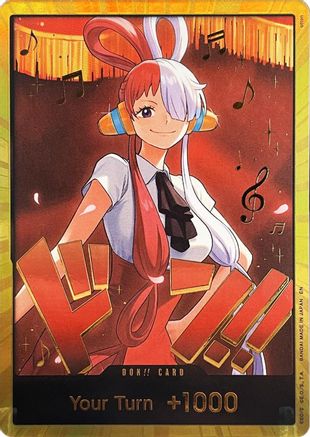 DON!! Card (Uta) (Gold)  -  DON!!