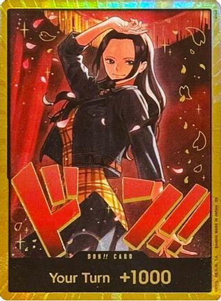 DON!! Card (Nico Robin) (Gold)  -  DON!!