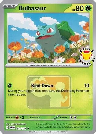 Bulbasaur (Pokemon Day 2026) - 001 - Common - Holofoil