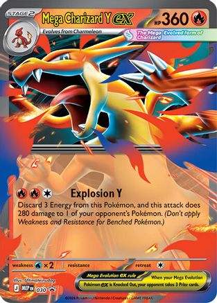 Mega Charizard Y ex - 030  - Promo - Holofoil