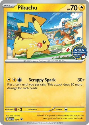 Pikachu (Asia Championship Series 23-24) - 101 - Promo - Normal