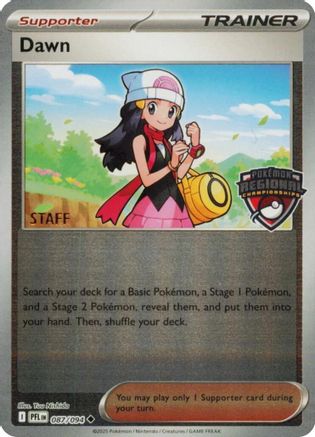 Dawn (Regional Championship) [Staff] - 087 - Uncommon - Reverse Holofoil
