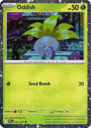 Oddish (Cosmos Holo) - 001 - Common - Holofoil