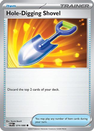 Hole-Digging Shovel - 074 - Common - Reverse Holofoil