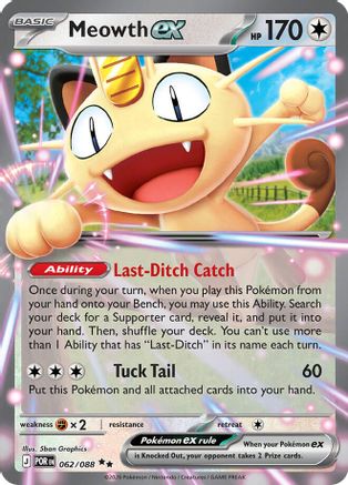 Miaouss ex - 062/088 - Double Rare - Holographique