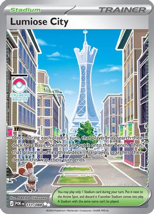 Lumiose City - 111/088  - Ultra Rare - Holofoil