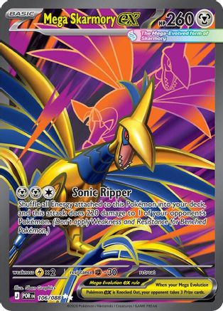 Méga Skarmory ex - 106/088 - Ultra Rare - Holofoil