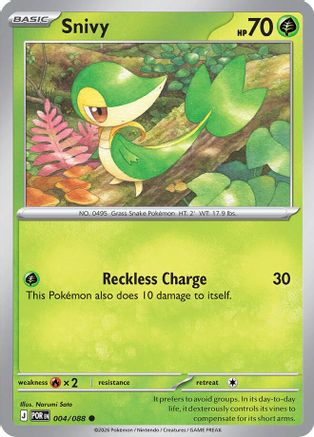 Snivy - 004 - Common - Reverse Holofoil