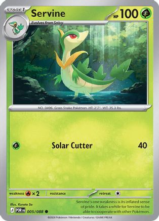 Servine - 005 - Common - Reverse Holofoil