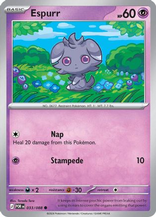Espurr - 033/088  - Common - Normal