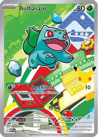 Bulbasaur - 037  - Promo - Holofoil