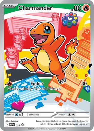 Charmander - 038  - Promo - Holofoil