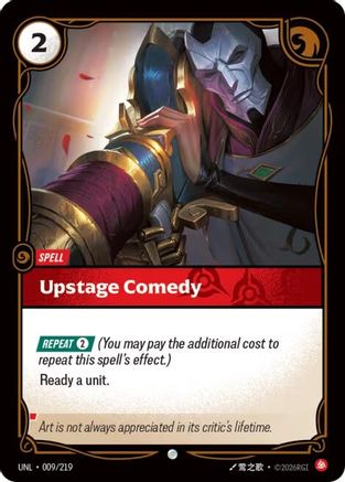 Upstage Comedy (009/219) - Déjoué
