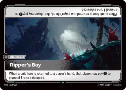 Ripper's Bay (214/219) - Unleashed Foil