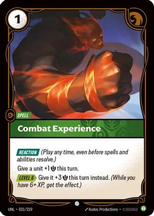 Combat Expertise (031/219) - Unleashed