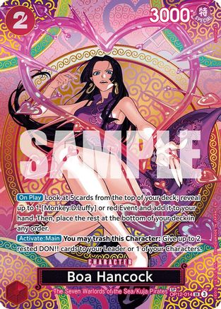 Boa Hancock (SP) (OP12-014)  -  Super Rare