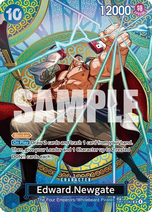 Edward.Newgate (SP) (OP13-042)  -  Super Rare
