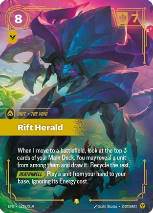 Rift Herald (Alternate Art) (179a/219) - Unleashed Foil