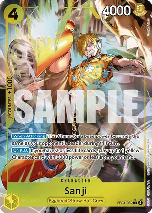 Sanji (EB04-052) (Illustration Alternative) (EB04-052)  -  Rare