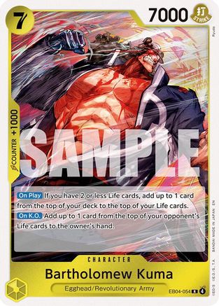 Bartholomew Kuma (EB04-054) (EB04-054)  -  Rare