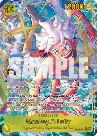 Monkey.D.Luffy (EB04-061) (Illustration alternative) (EB04-061) - Secrète Rare