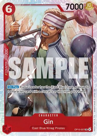 Gin (OP15-007)  -  Super Rare