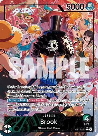 Brook (OP15-022) (Alternate Art) (OP15-022)  -  Leader