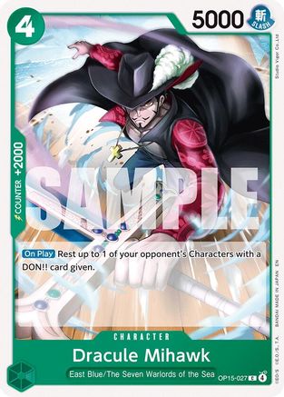 Dracule Mihawk (OP15-027) - Courante