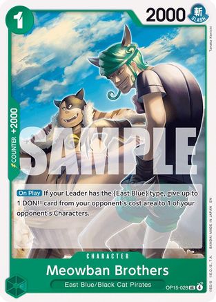 Meowban Brothers (OP15-028)  -  Peu Commun